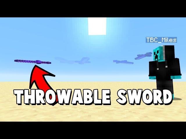 Throwable Swords for Minecraft Pocket Edition 1.16