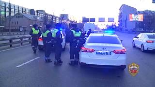 Погоня со стрельбой за нарушителем режима самоизоляции в Москве