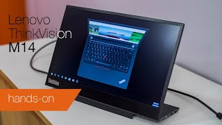 Lenovo ThinkVision M14: Hands-on with a portable USB-C monitor screenshot 3
