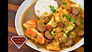 Chicken, Sausage, and Seafood Gumbo for the Holidays |Step by Step |Cooking With Carolyn