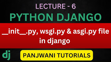 Lecture - 6  |  __init__.py, wsgi.py & asgi.py file in Django | In Hindi