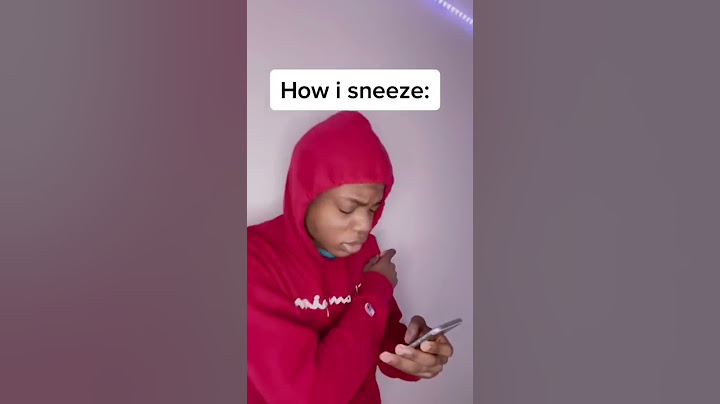 How my dad sneezes: