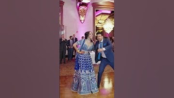 Thumbnail of 90's song Mr khiladi chahiye😍 coupledance on sangeet😍#trendingshorts #whatsappstatus #youtubeshorts