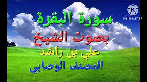 سورة البقرة لفضيلة الشيخ علي بن راشد الوصابي حفظه الله