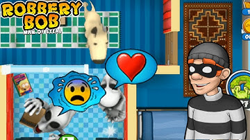 Robbery Bob 2 | Angry Dog Costume Vs Mario Ghost | Part 5