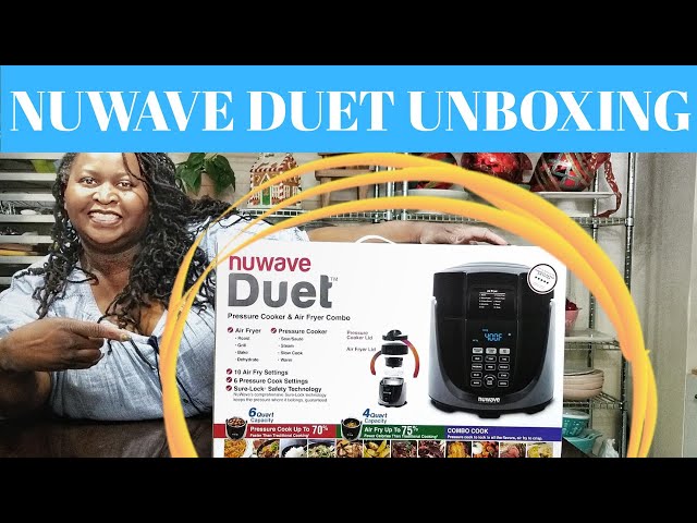  Nuwave Duet Pressure Cook and Air Fryer Combo Cook