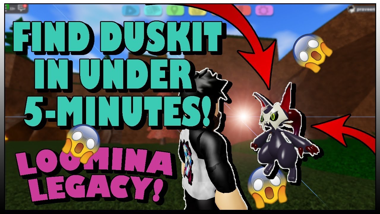 How To Find Duskit In Under 5 Minutes In Loomian Legacy Roblox