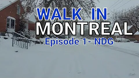 Walk in Montreal - Episode 1-Notre Dame de Grace