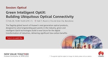 Green Intelligent OptiX Network, Lighting Up the Way to Industrial Digitalization