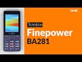 Распаковка телефона Finepower BA281 / Unboxing Finepower BA281