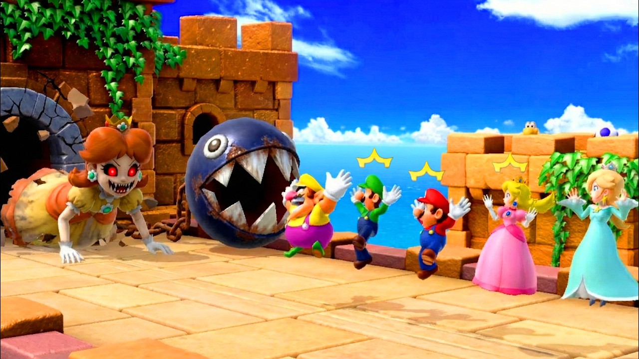 【スーパーマリオパーティ】究極のミニゲーム対決ピーチVsデイジーVsロゼッタVsヨッシー(最強CPU｢たつじん」)