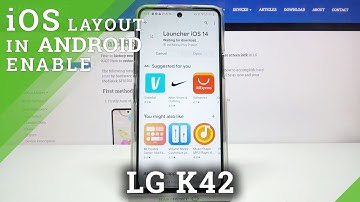 How to Apply iOS Menu in LG K42 - Download and Install iOS Launcher