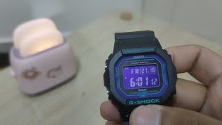 Unboxing dan Setting G Shock GW-B5600BL-1