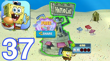 SpongeBob: Krusty Cook-Off - Max LeveI Gameplay Walkthrough part 37 - Ham A lot (Android&IOS)