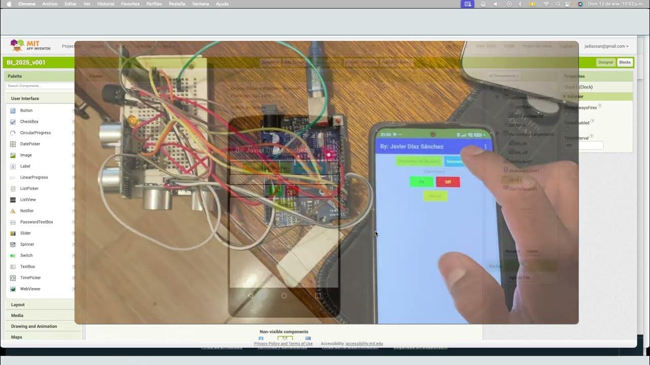 2025 MIT App Inventor+ BlueTooth+Led+Ultrasonico=Control Bidireccional ...