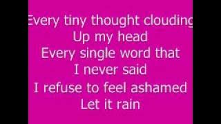 Let it rain - Jordin Sparks *Lyrics*