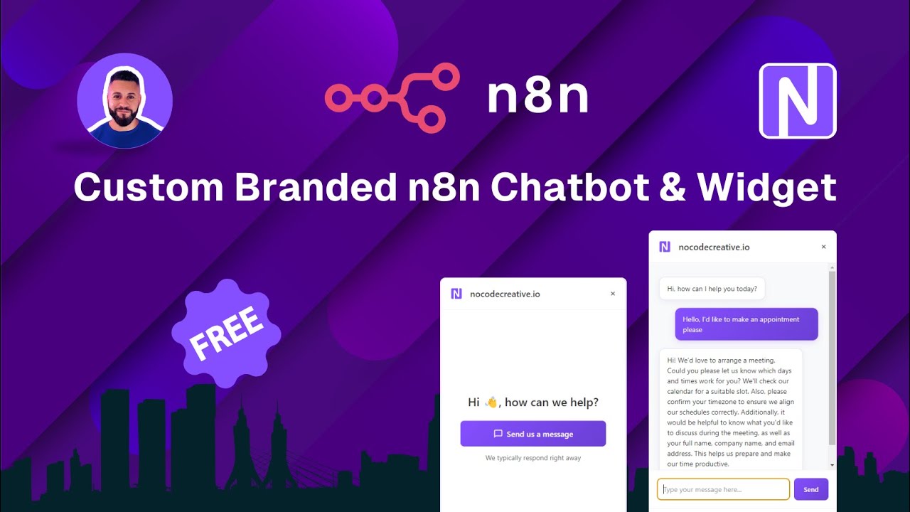 Create a Branded AI-Powered Website Chatbot with n8n