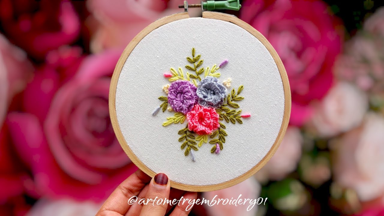 ERIKO KATORI flower embroidery camisole