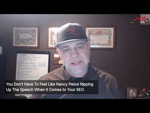 You Don't Have To Feel Like Nancy Pelosi Ripping Up The Speech When it Comes To Your SEO