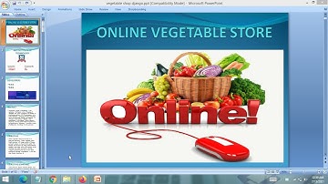 PPT - Online Vegetable Store || Python Django