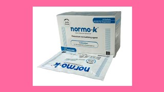 Normo-K Powderক কজ কর কতবর খবন কতদন খবন বসতরত জনত এই ভডওট দখন.