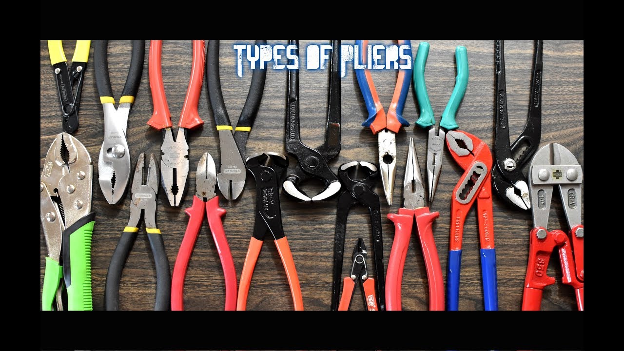 types of pliers and their uses