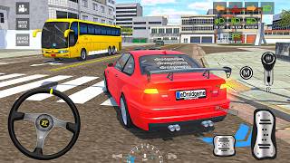 New Red Car Traffic Driving 3D: Online city parking simulator driving school game - android gameplay screenshot 2