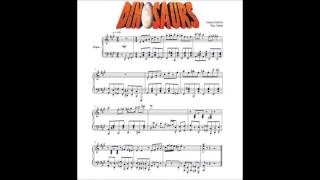 Video thumbnail of ""DINOSAURS" TV Theme - piano"