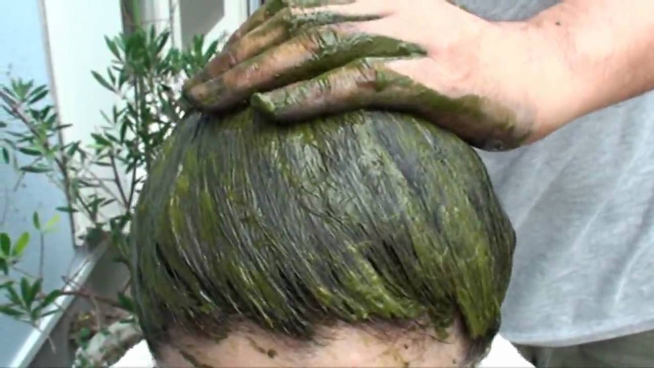 ヘナとインディゴの白髪染め＋オイル頭皮マッサージ編5/5 - YouTube