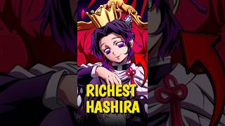 Who is the highest paid Hashira? in Demon Slayer #kimetsunoyaiba #demonslayer #short #anime