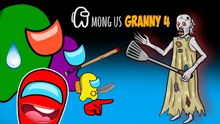 Among Us vs Granny 4 - Crew Among Us Funny Animation