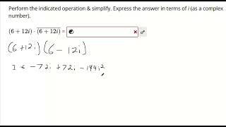 Multiply a Complex Number by its Conjugate