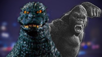 Godzilla vs King Kong. Epic Rap Battles: Video Games vs History. [EXTENDED + REMASTERED]