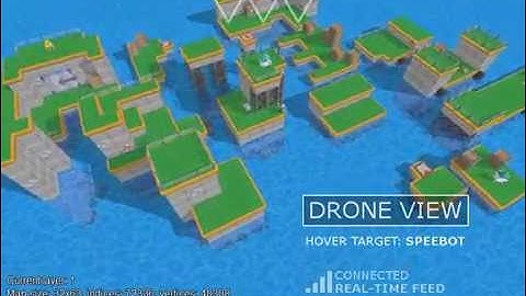 3D platformer development #17 - Drone view