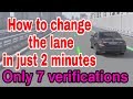 How to Change Lanes in 2 minutes | Dubai Driving Tips in Hindi | RTA Test