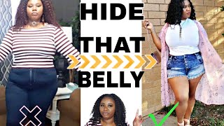(NO SHAPWEAR NEEDED!!) HOW TO HIDE THAT BELLY AND LOOK FASHIONABLE!!! (2022)