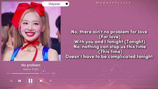 Nayeon Feat Felix No Problem Lyrics Romeng