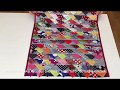 Coudre un tapis avec des chutes de tissu - Tuto Couture Madalena