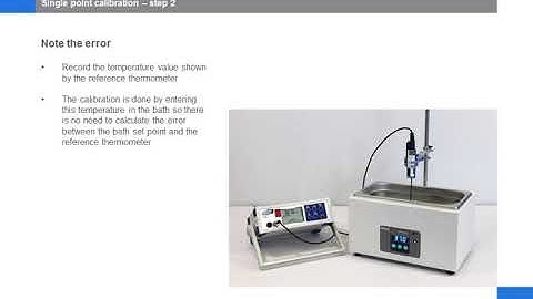 Grant Instruments JB and SUB Water Bath -  How to Calibrate