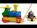 Мультфильм про Кротика - Собираем поезд - Учим цвета