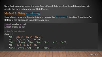 Creating a New Column Based on Multiple Conditions in a DataFrame with Pandas