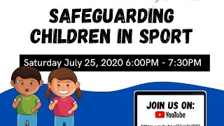 Webinar|| Creating a Safe Space: Safeguarding our Children in Sport