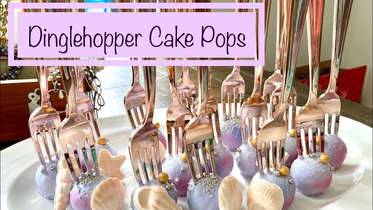 How to Make Little Mermaid Cake Pops Dinglehopper Fork Cake Pops