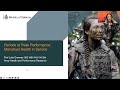 Periods at Peak Performance: Menstrual Health in Sport, Space, and Service