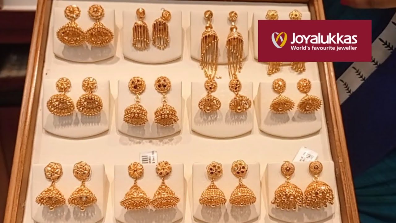 Joyalukkas 22kt Purity Yellow Gold 22kt Jhumki Earring Price in India - Buy  Joyalukkas 22kt Purity Yellow Gold 22kt Jhumki Earring online at  Flipkart.com