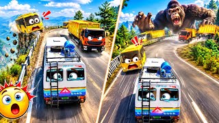 Indian Bus Simulator Gameplay 🚌🔥 | Crazy Bus Driving & Realistic Traffic | DC RAI PRO  screenshot 3