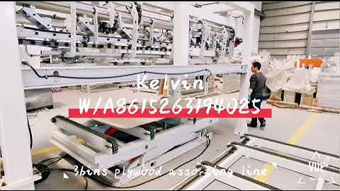 Hanvy Plywood Machinery - 3 bins plywood grade line