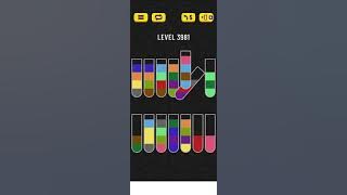 water sort puzzle level 3981