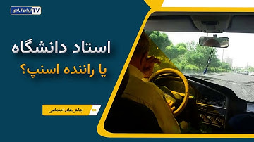 استاد دانشگاه یا راننده اسنپ؟