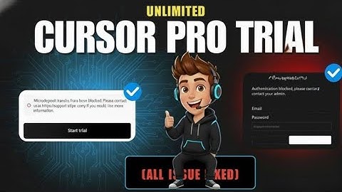 How to Fix Cursor Pro Trial Unlimited accounts